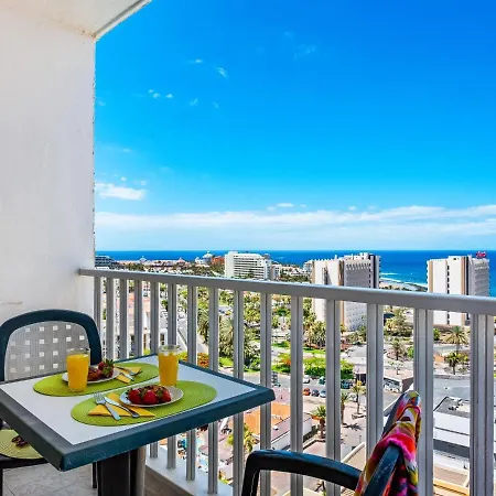 M10 Sea View Apartment Las Americas, Pool, Wifi Lägenhet *