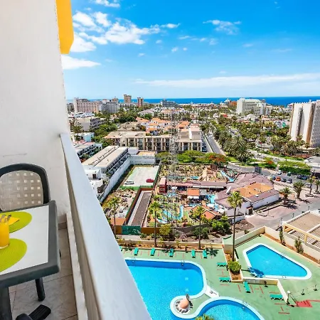 شقة M10 Sea View Apartment Las Americas, Pool, Wifi أرونا